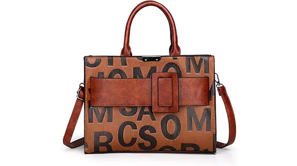 crocodile pattern handbag set