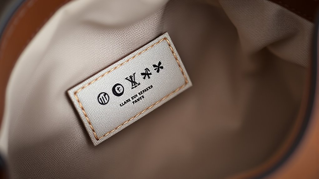 decoding luxury bag labels