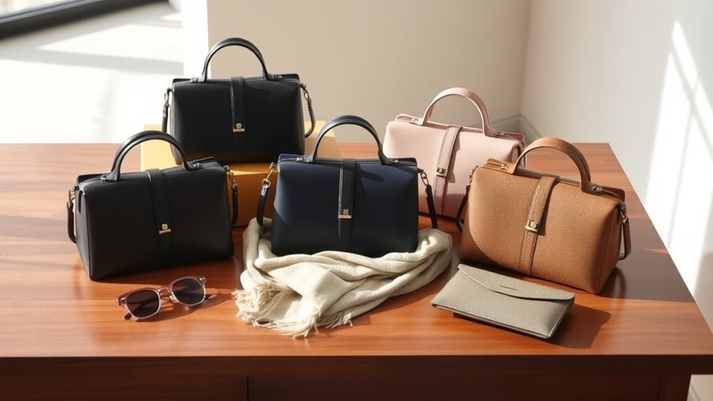 diverse handbag size options