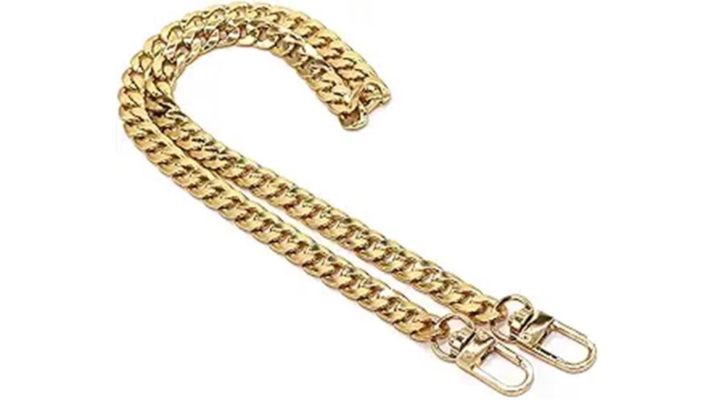 diy iron chain straps