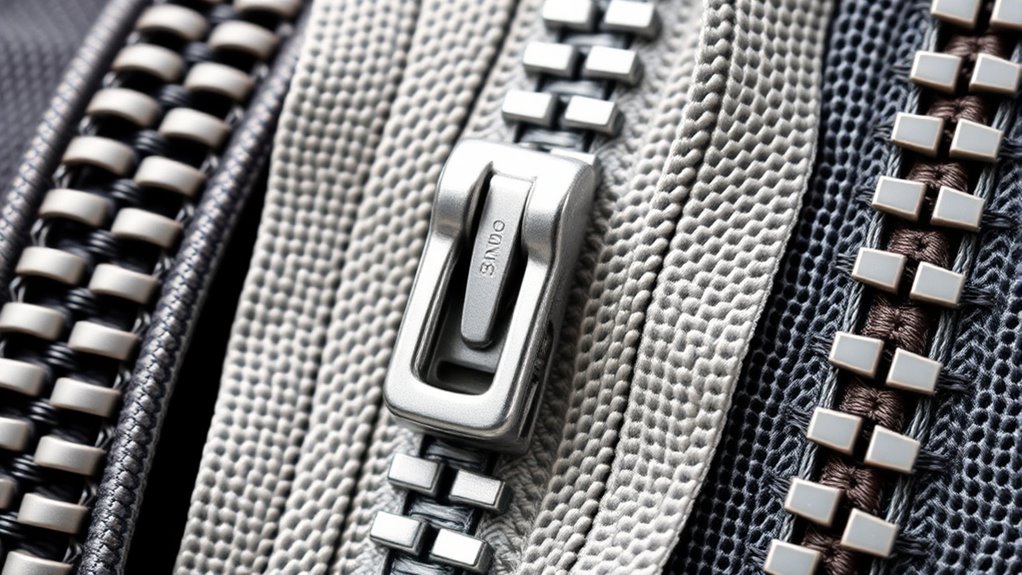 durable stylish corrosion resistant zippers