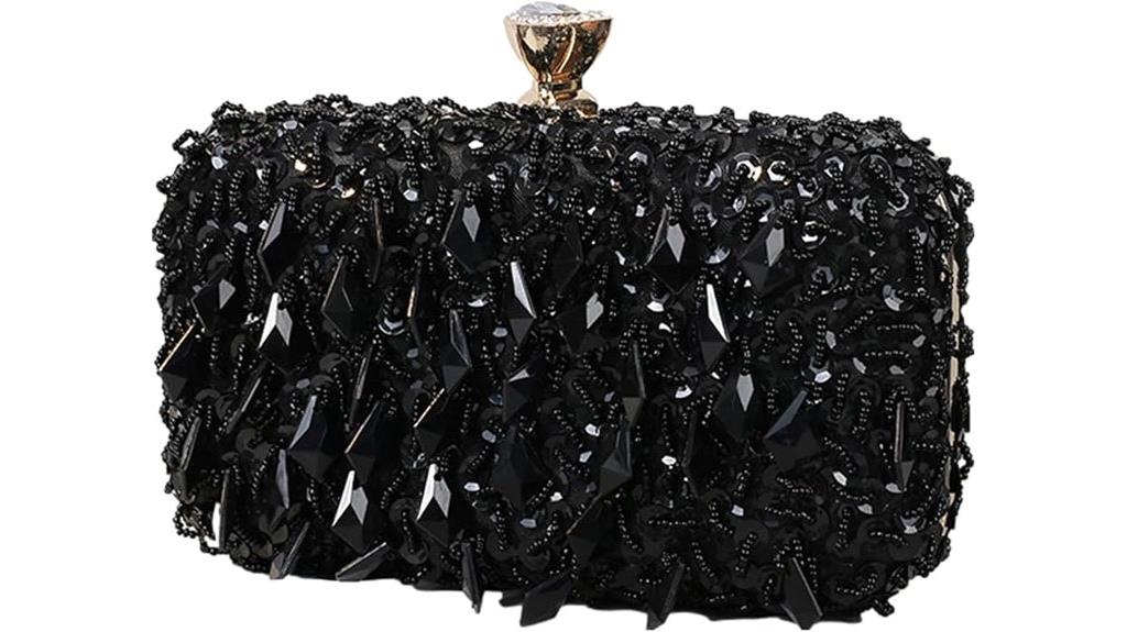 elegant bling evening clutch