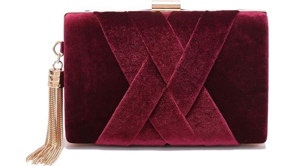 elegant bridal evening clutch