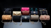 elegant chain strap clutches