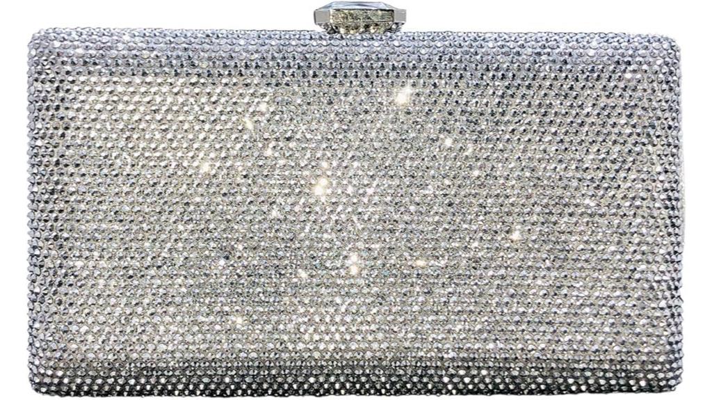elegant crystal evening bags