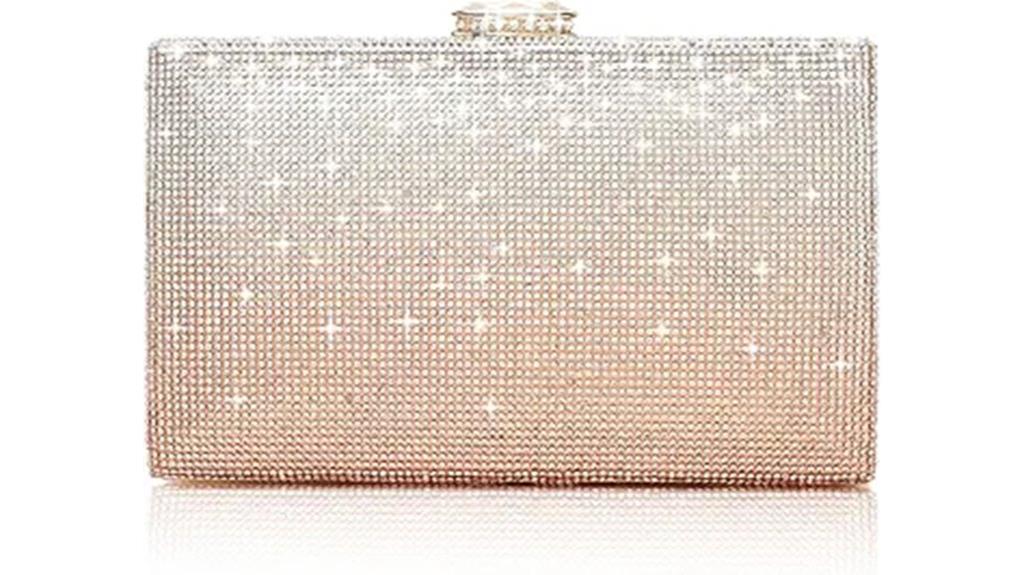 elegant diamond handbag