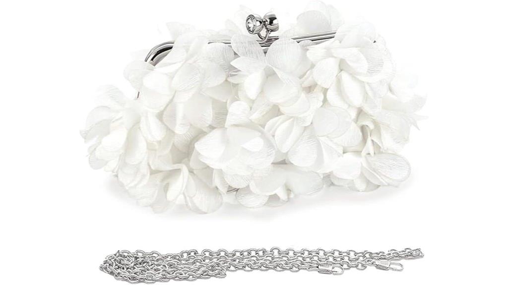 elegant evening purse with chain