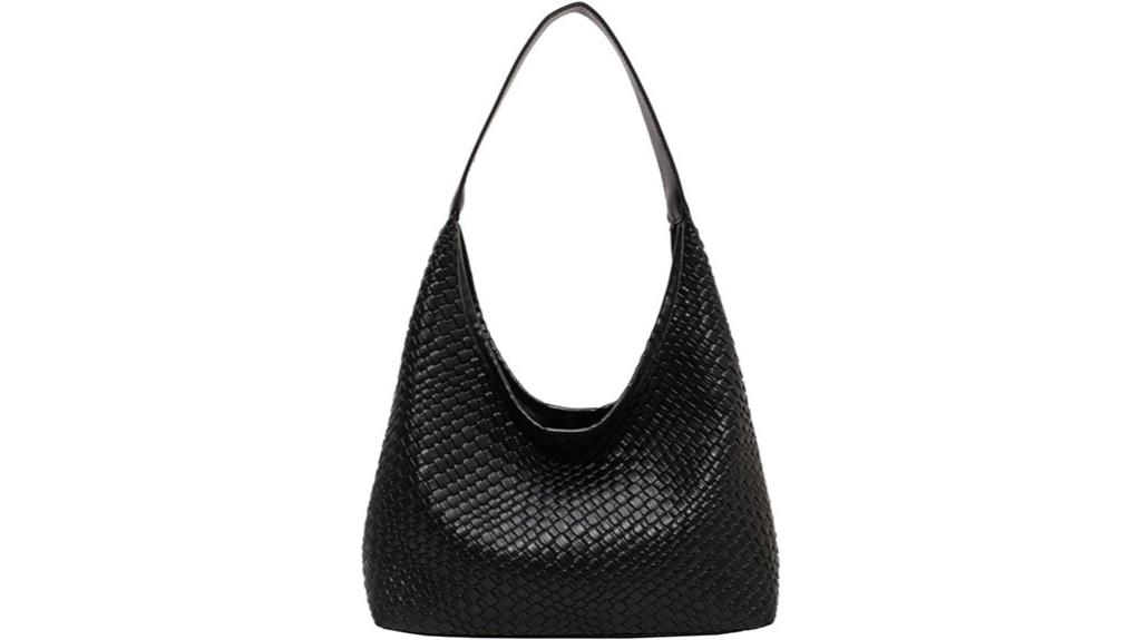 elegant leather tote bag