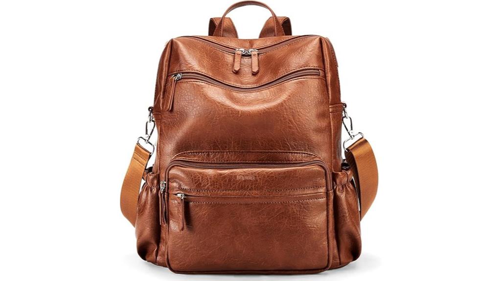 elegant marvolia leather backpack