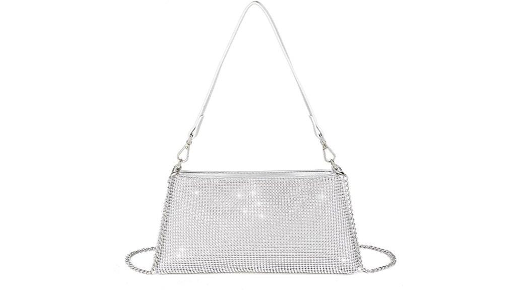 elegant rhinestone evening clutch