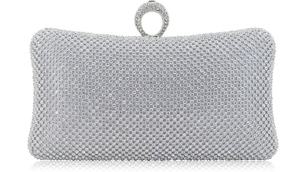 elegant rhinestone evening clutch