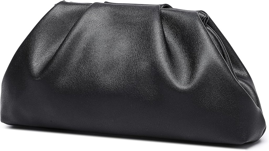 elegant soft pu clutch