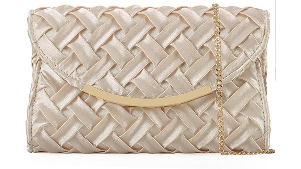 elegant women s satin clutch