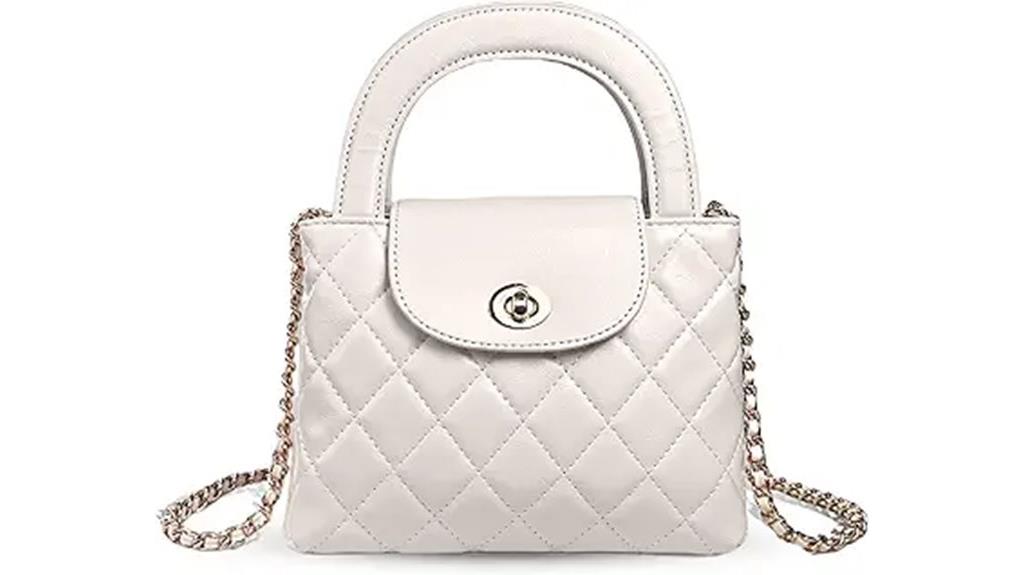 fashionable quilted tote