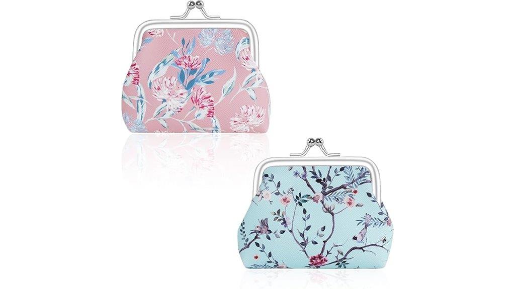 faux leather coin purses