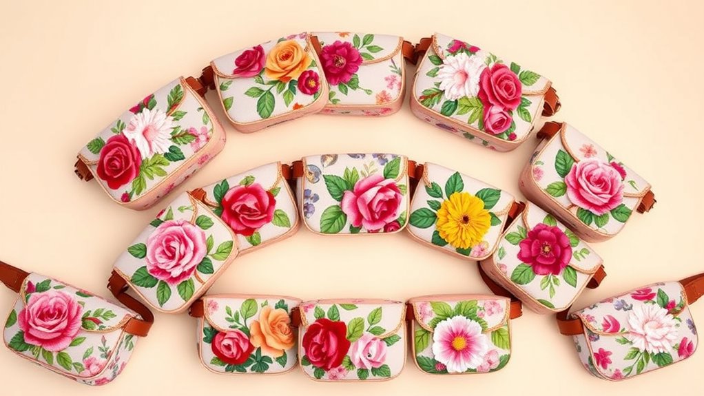 floral belt bags collection