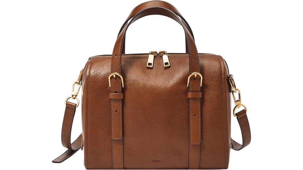 fossil carlie satchel bag