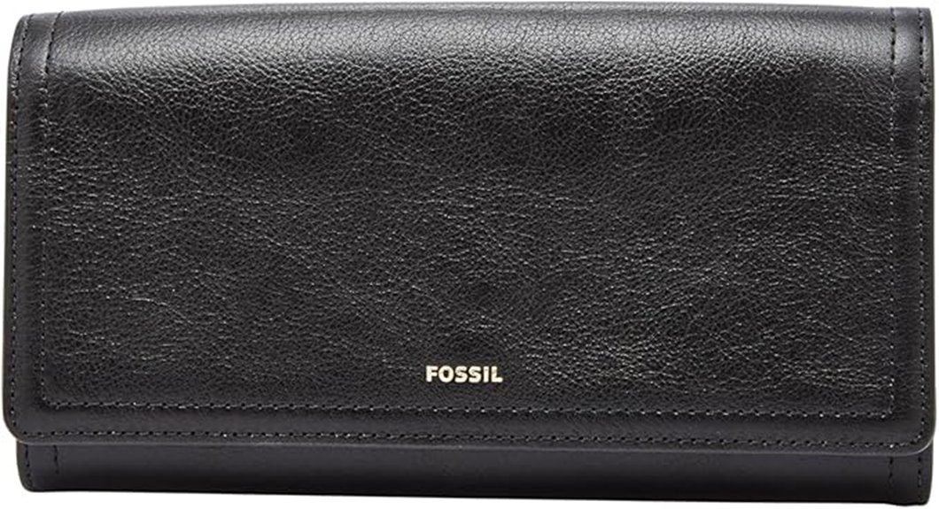 fossil women s leather wallet