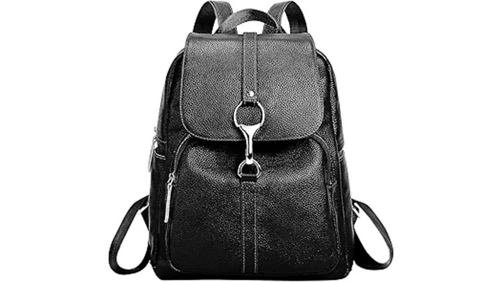 genuine leather backpack