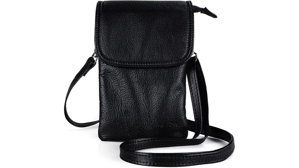 genuine leather crossbody bag
