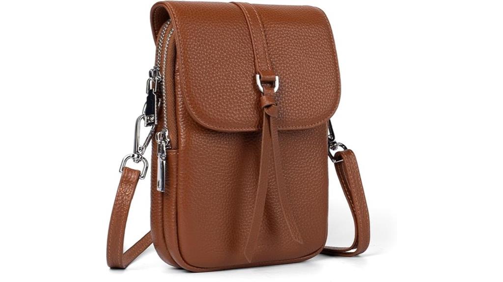 genuine leather crossbody bag