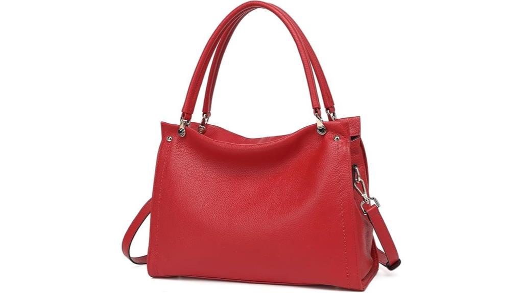 genuine leather tote bag
