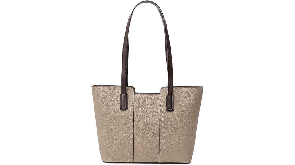 genuine leather tote bag