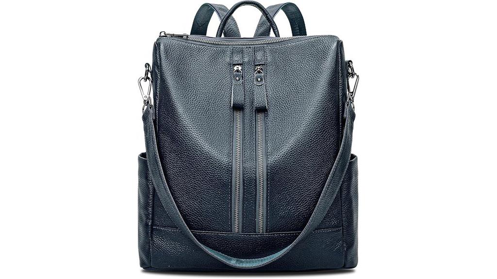 genuine leather women s backpack