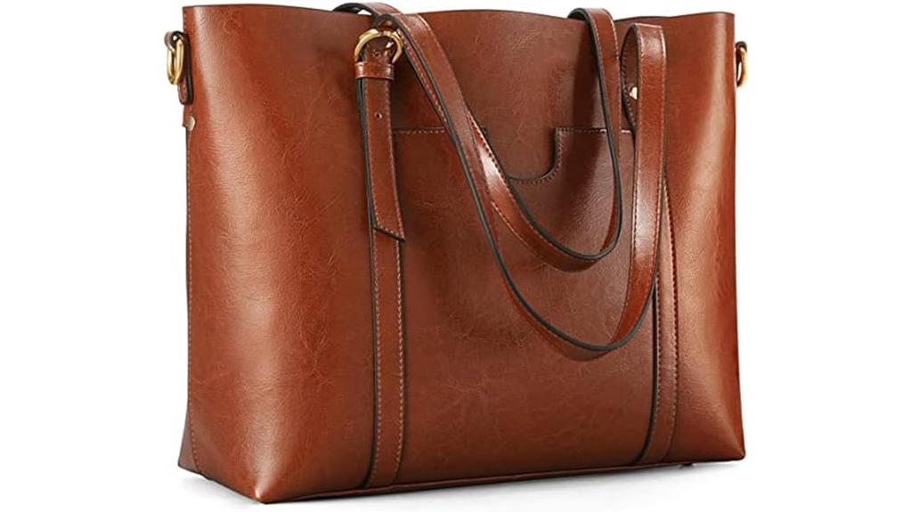 genuine leather women s tote