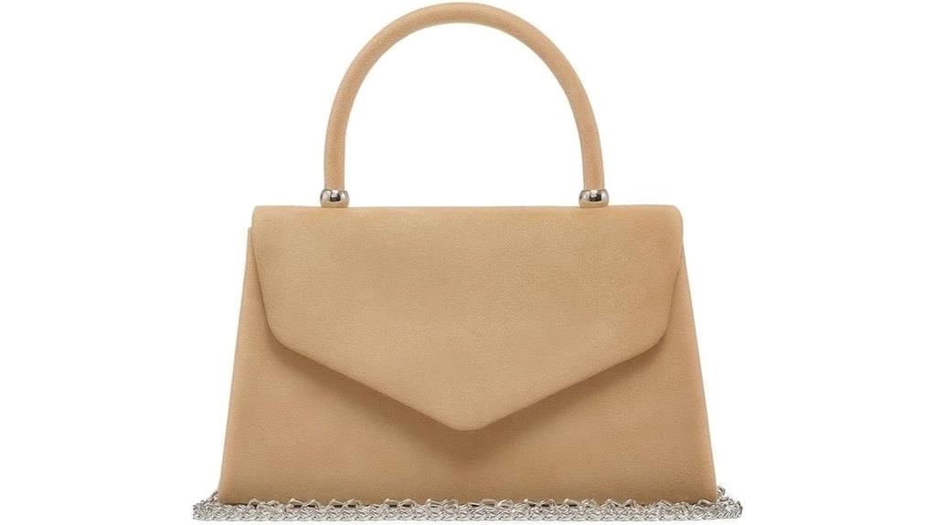 glittering frosted evening bag