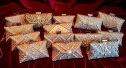 glittering nighttime clutch collection