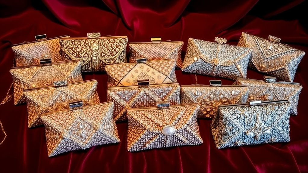 glittering nighttime clutch collection