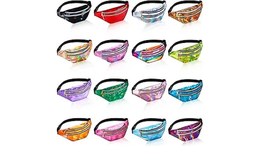 holographic waist bag set