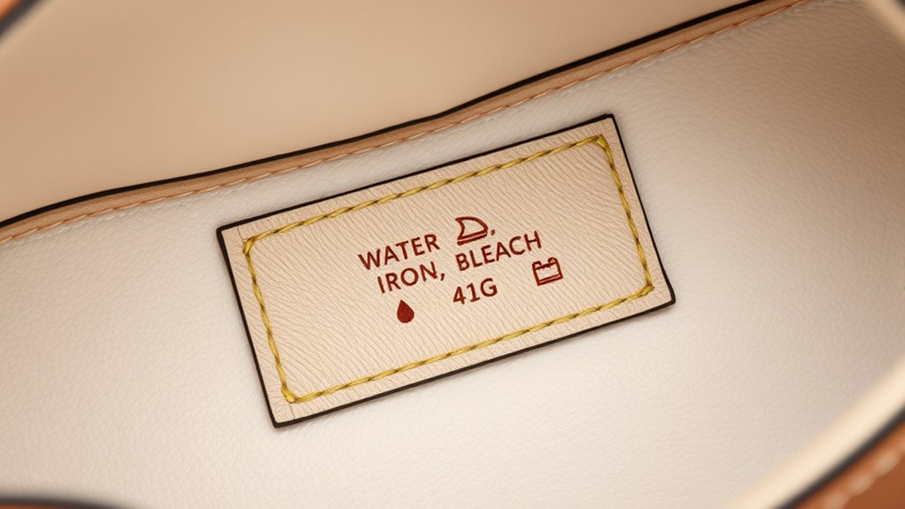 interpreting luxury bag care