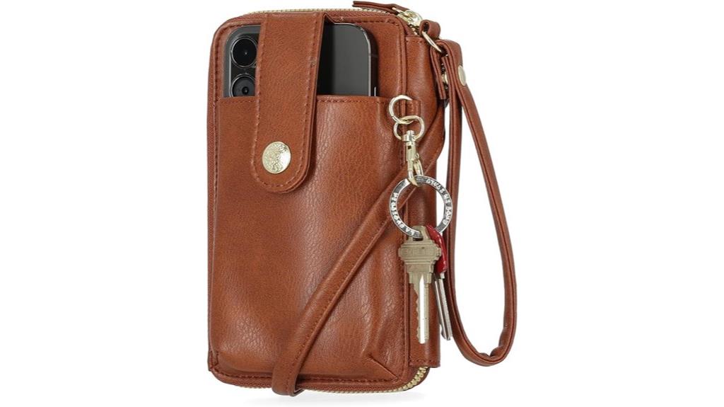 jacqui rfid crossbody wallet