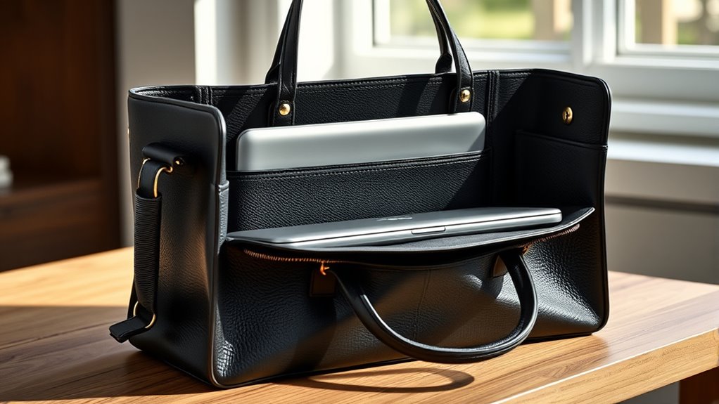 laptop tote essential features