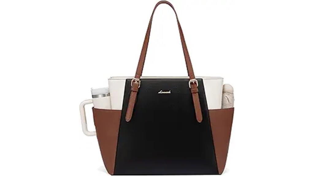 laptop tote with cup holder