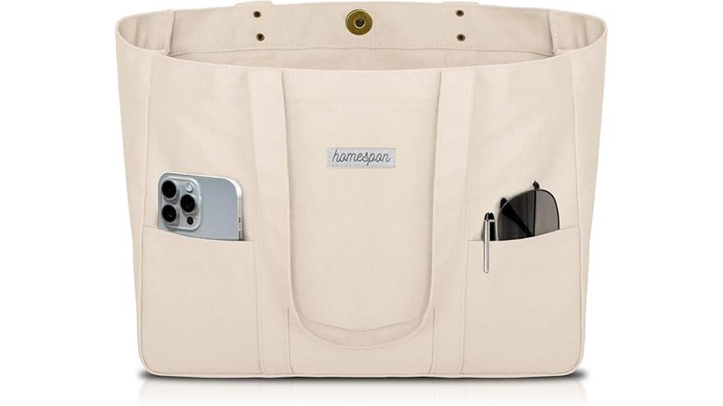 large canvas tote bag