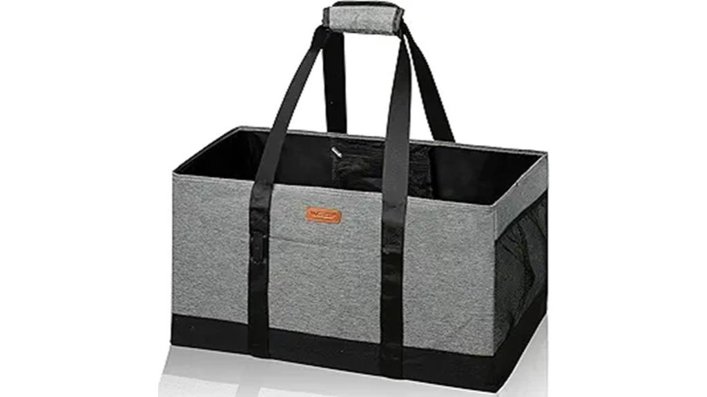large foldable grocery tote