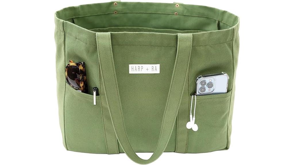 large tote with pockets