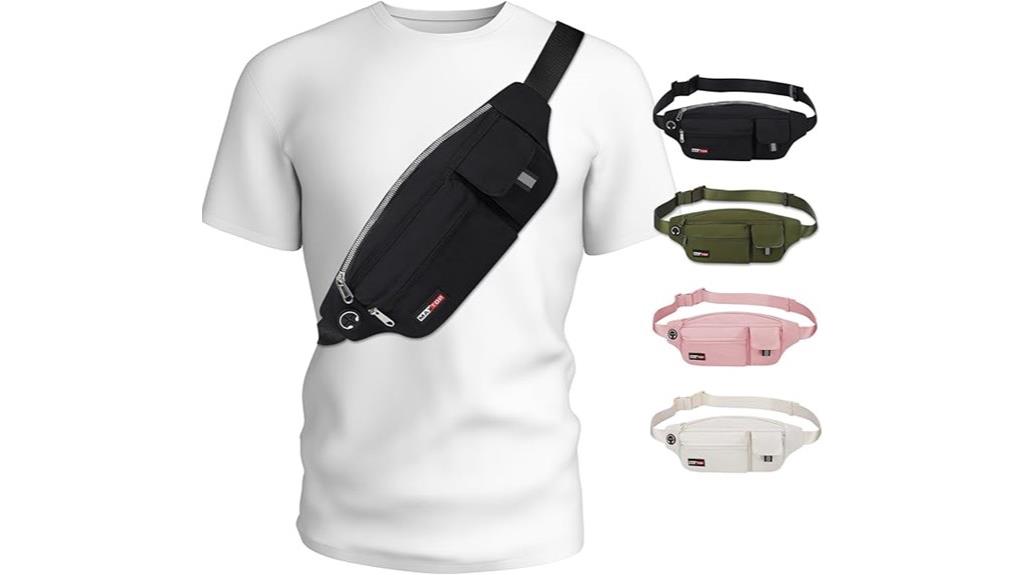 large unisex fanny packs