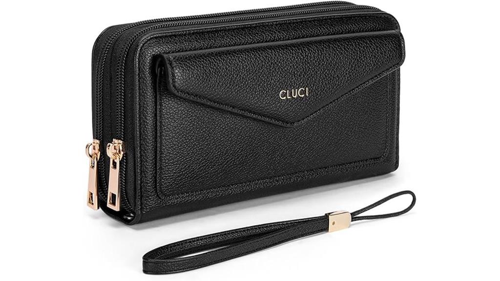 large women s wallet wristlet