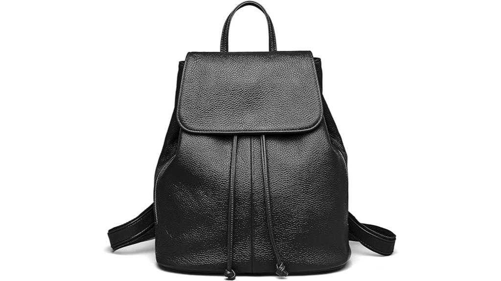 leather backpack for women