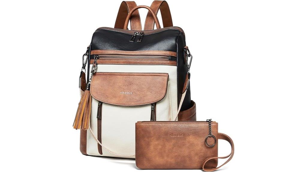 leather convertible backpack