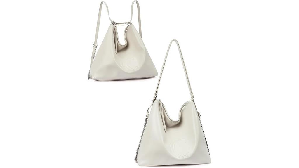 leather hobo shoulder bag