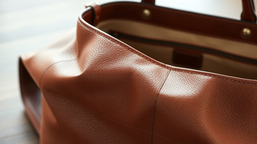 leather quality and size