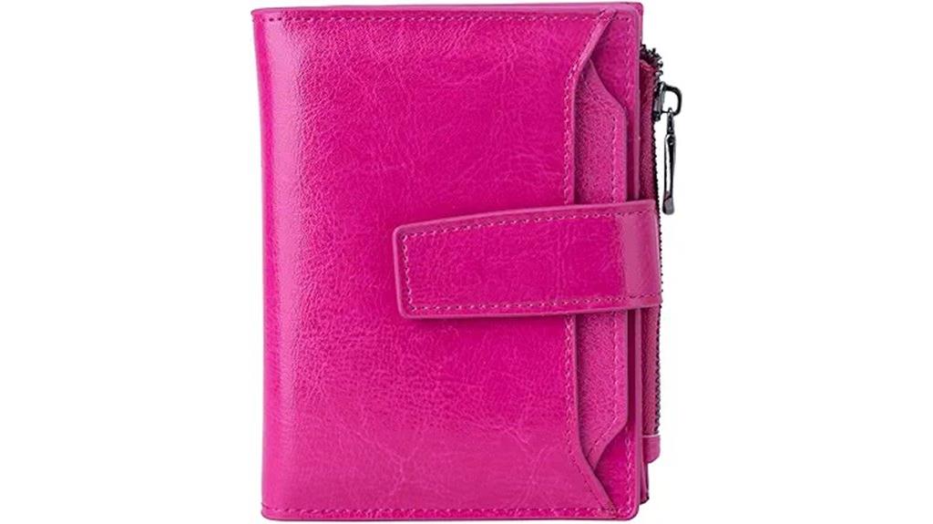 leather rfid bifold wallet