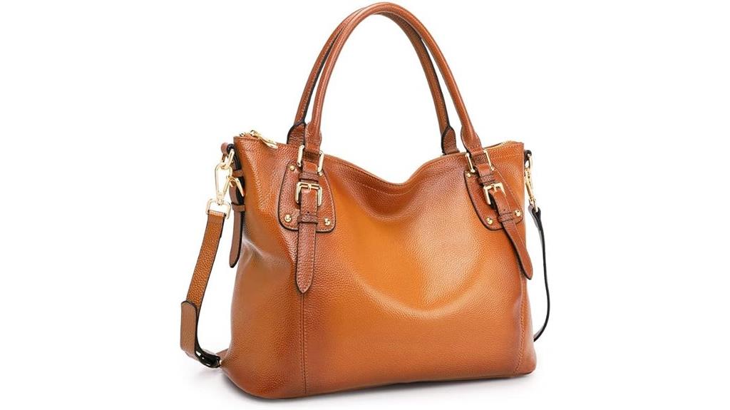 leather tote shoulder bag
