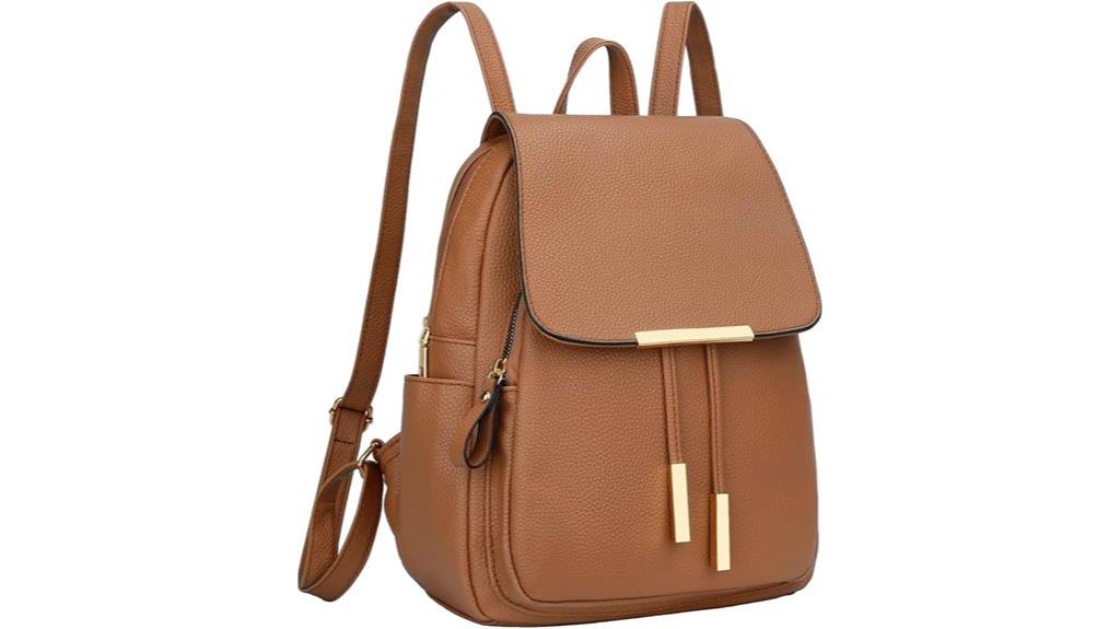 leather women s backpack