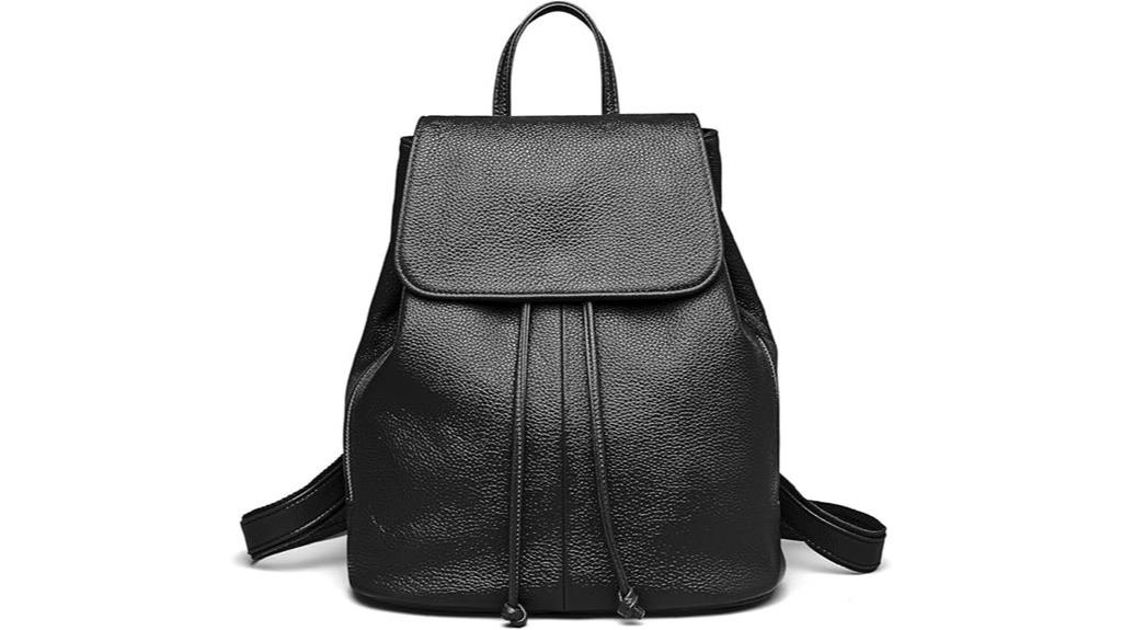 leather women s backpack purse